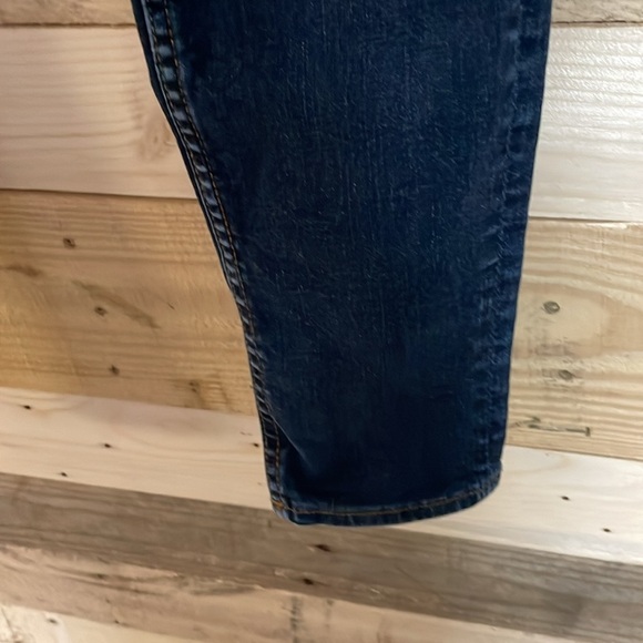 Vigoss size 26x29 jagger skinny dark wash super stretchy whisker faded jeans - Picture 8 of 13